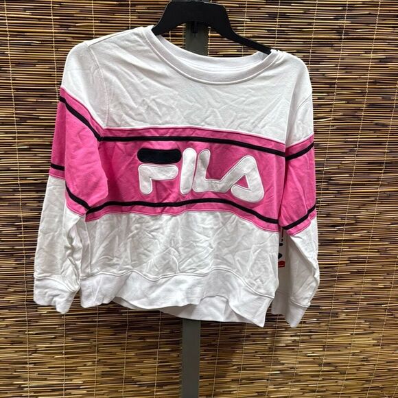 Fila Plus Size Made the Cut Crewneck Sweatshirt Navy Size 1X - Picture 1 of 2